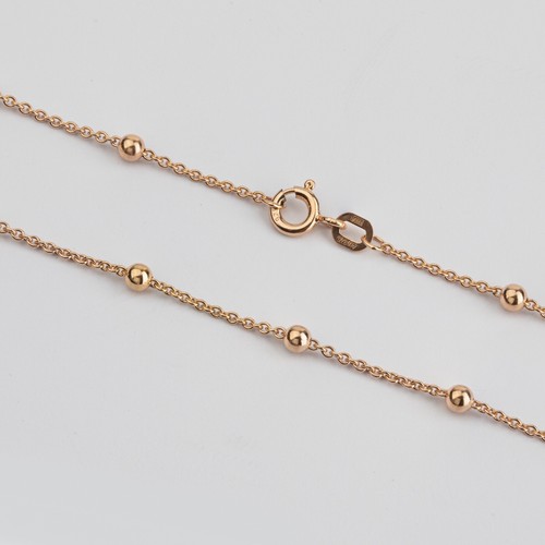 Damenkette roségold vergoldet - damenkette,