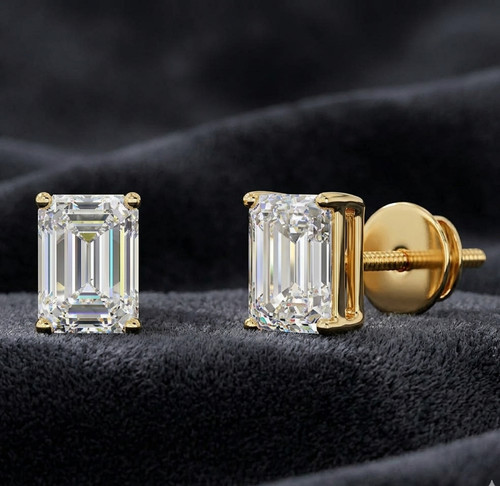 Karat gelbgold ohrringe - 18,