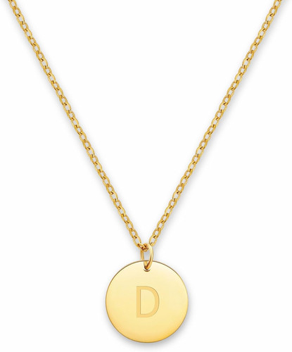 Kette mit buchstaben gold - kette, 18