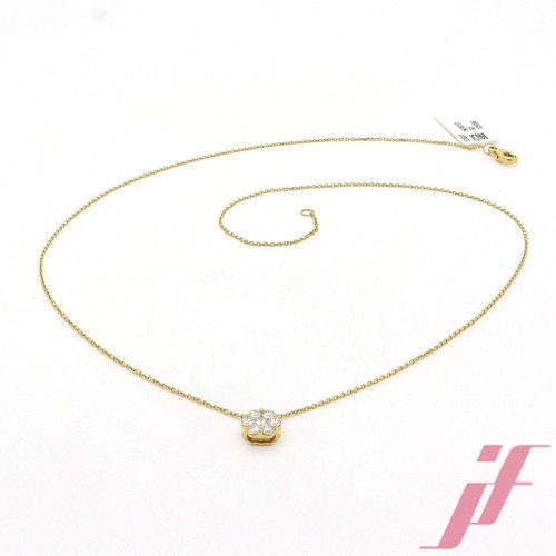 Collier 750 gelbgold - 750, mit