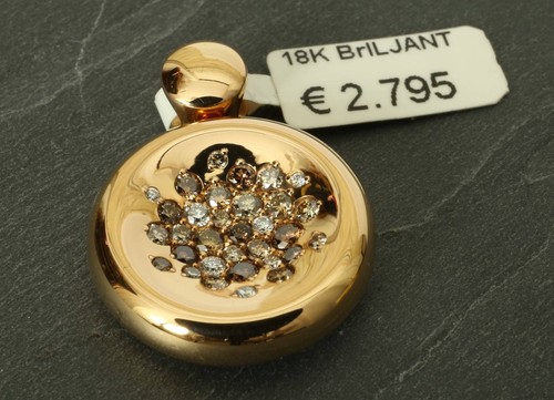Anhänger mit diamanten insg - diamanten,,