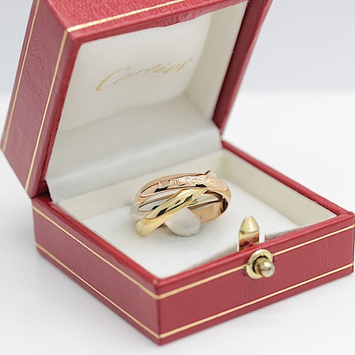 Cartier trinity tricolour 18kt - cartier,