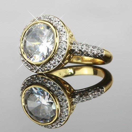Damen ring mit zirkonia weiß - damen,