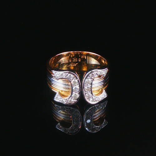 Cartier double ring - c,