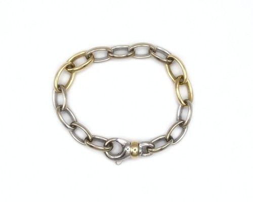Armband gelb und weissgold 750 - gelb-und,
