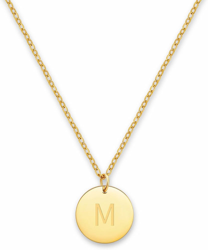 Kette mit buchstaben gold - mit, 18