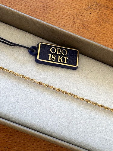 Karat gelbgold kordelkette - karat,