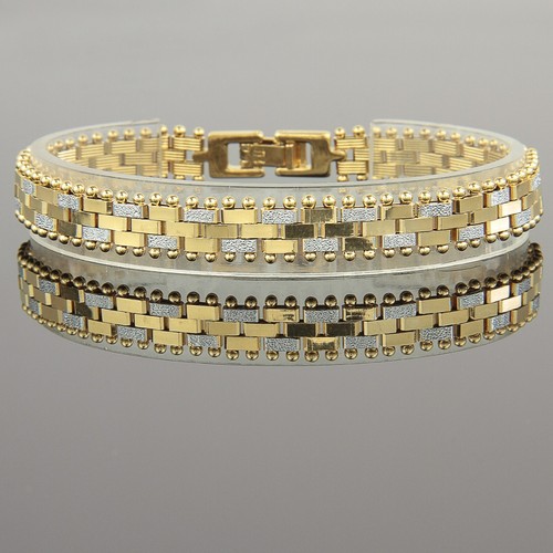 Armband gold silber vergoldet - silber,