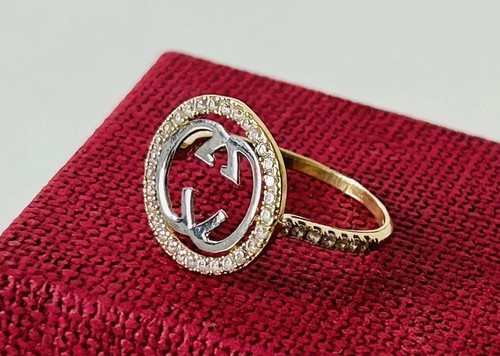 750 gold ring 56 - gold, 18k