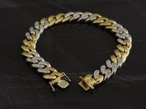 Panzerarmband 750er weiß und - panzerarmband,