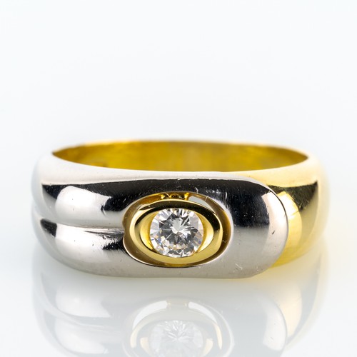 Ring 750er gold - 750er, 0.20ct