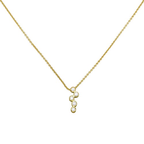 Halskette collier aus - halskette, gold
