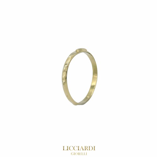 Unisexring rosenkranz gelbgold - unisexring,